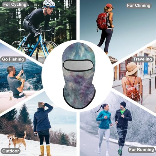 Balaclava Ski Mask Balaclava Face Mask Full Face Cover Sun Protection Hood and Green Summer Cooling Neck Gaiter Cycling Balaclavas UV Protector Sun Head Cover for Men Women miniatura 6