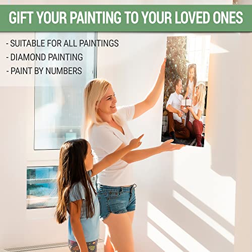 ARTIQO DIY Canvas Stretcher Bars 12x16 Inch Canvas Frame - Easy to Assemble, Gallery Wrap Oil Frame Kits Canvas Wood Stretcher Bars- for Oil Paintings, Prints, Paint by Numbers & Posters - Thumbnail 7