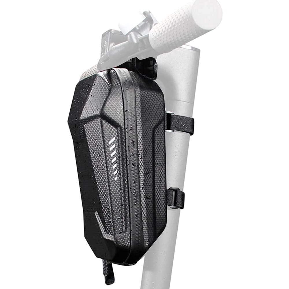 E Scooter Tasche Scooter-Aufbewahrungstasche 3L Roller-Lenker-Tasche-Roller vorne hängende Tasche wasserdicht Eva Reparaturwerkzeuge tragen. 331 (Color : Black)