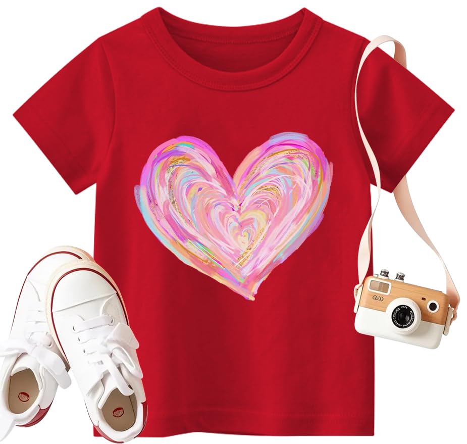 Valentines Shirts for Boys Girls Kids Toddler Funny Dinosaur Steal Hearts Tee Tops