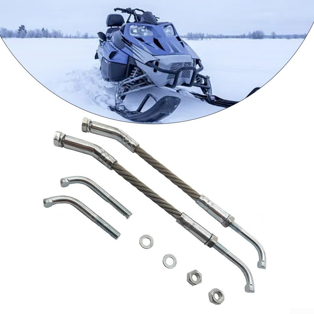 Eiskratzer für Schneemobil 1201-DF Edelstahl Seilzug Kit Rückwärtsgang Montage Schnee Eis Entfernung für robust