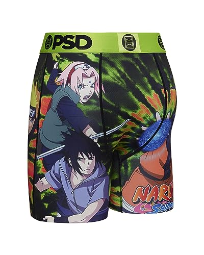 PSD Men's Naruto Team Boxer Briefs, Black, XL2