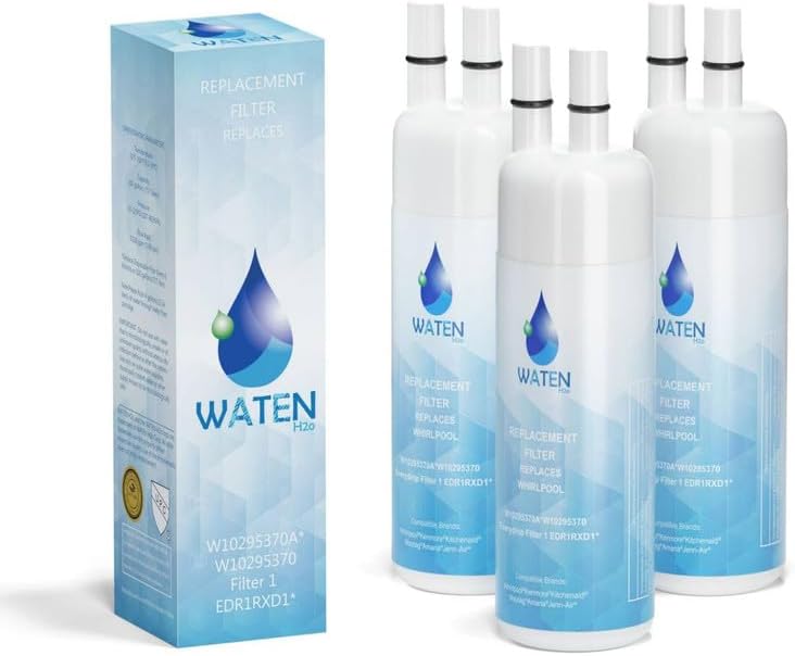 Water Filter Replacement for WRS325SDHZ, Whirlpool WRS571CIHZ, WRS325FDAM, WRS588FIHZ, WRS325SDHW, WRS325SDHB, WRS325FDAW, WRS325FDAB, WRS325SDHV, WRS555SIHZ, 3PACK