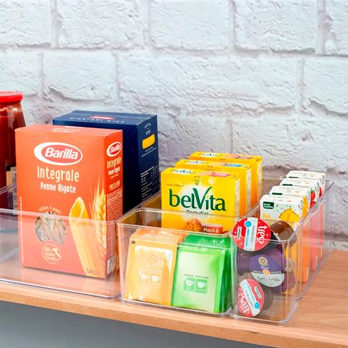 Caixa Organizadora Multiuso Encaixa 36X29X15CM - Cristal