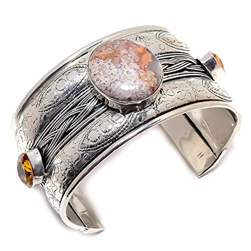 Fini les erreurs de taille avec ce bracelet agate de feu et citrine ajustable