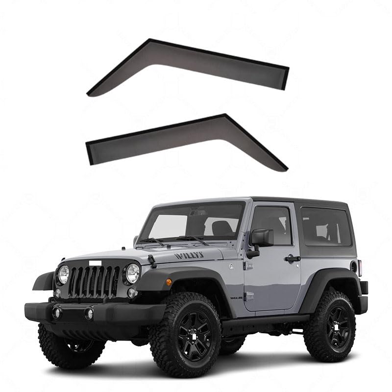 Pare-pluie de voiture anti-buée pour vitres avant de Jeep Wrangler JK