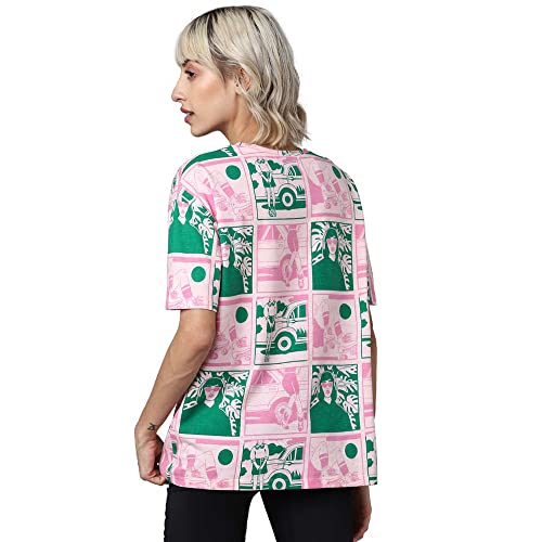 Image of ONLY Women Printed Cotton T-Shirt