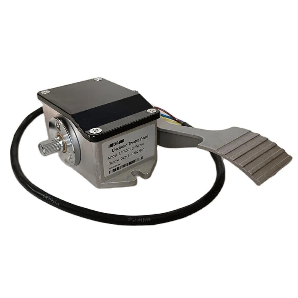 0-5K Ohm Elektronischer Gashebel Controller für Curtis FB-6 5K Fuß Gaspedal Elektrofahrzeug Gabelstapler Palette Golfwagen Zubehör (EFP-001 4 Drähte)