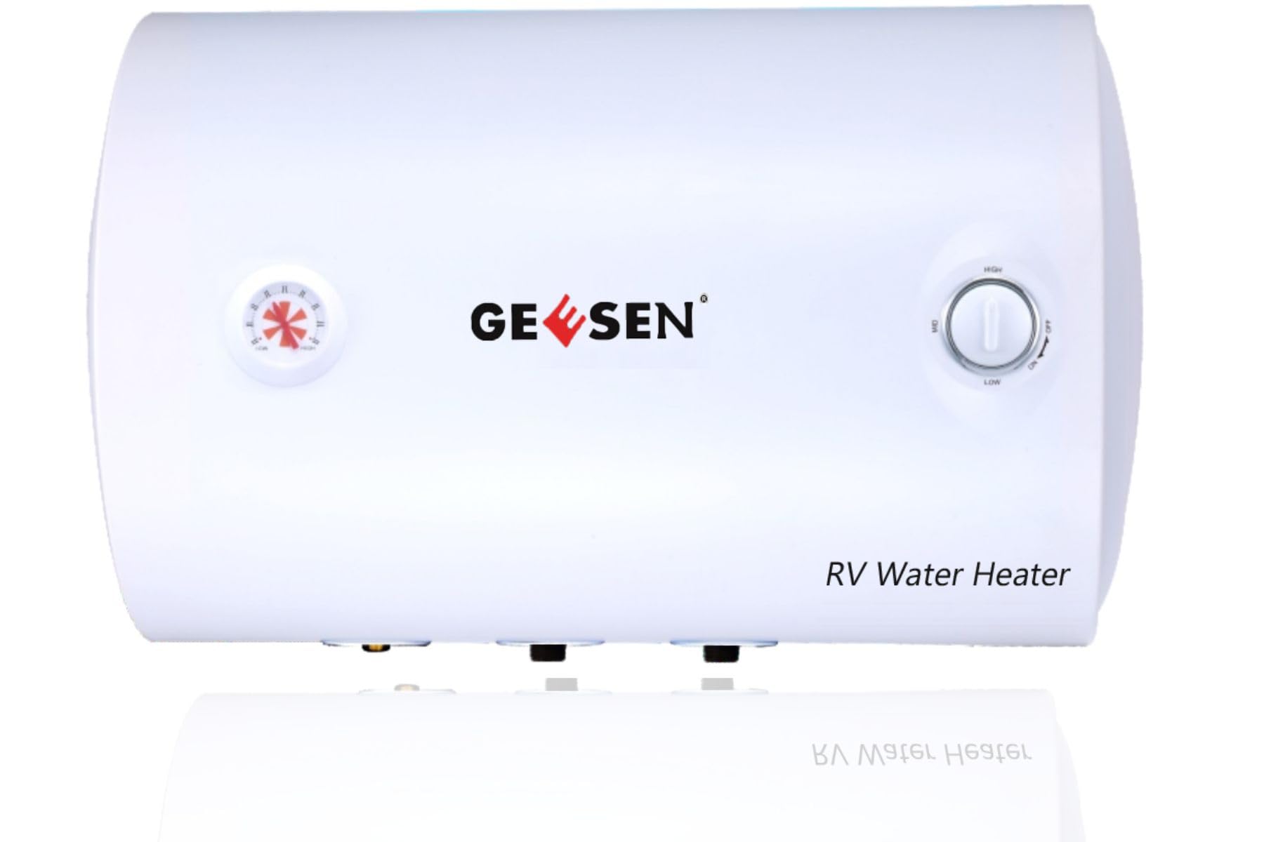 Calentador de agua eléctrico de 50 litros, RV TR Remolque sin fin para interiores e impermeable, calentador de agua compacto punto de uso, ducha de baño (50 l), enchufe 120 V