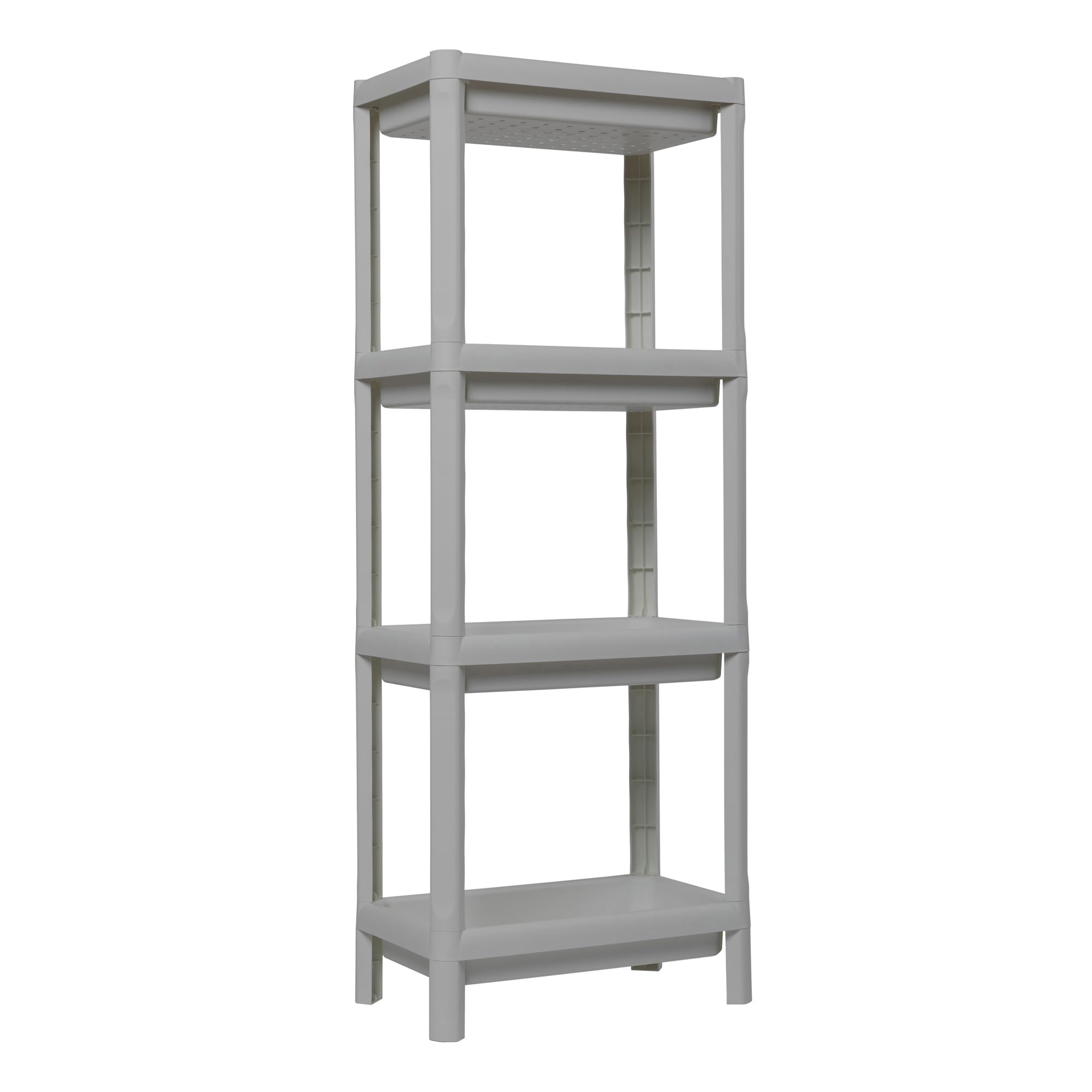 Étagère Linda DEA HOME gris : résolvez le désordre du cellier avec ce rangement à clipser