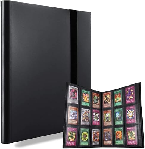Miniatura 1 de AITIME Sport Fans - Carpeta de colección de tarjetas para juegos 360 tarjetas de carga lateral libro de colección MTG Pokemon Yugioh tarjetero de