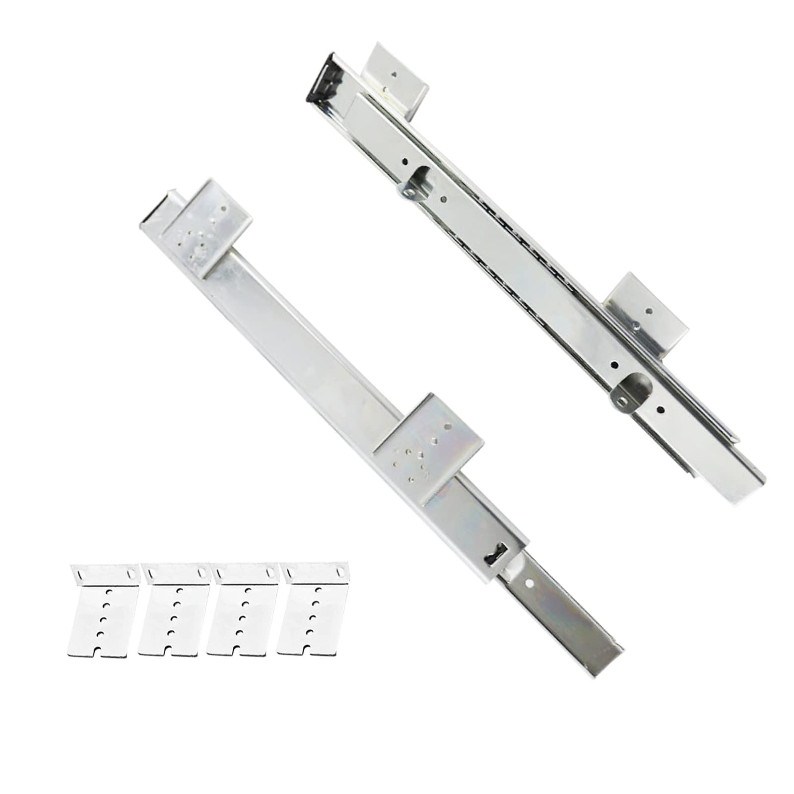 Glissières de clavier à roulement à billes coulissement fluide pour meuble bureau