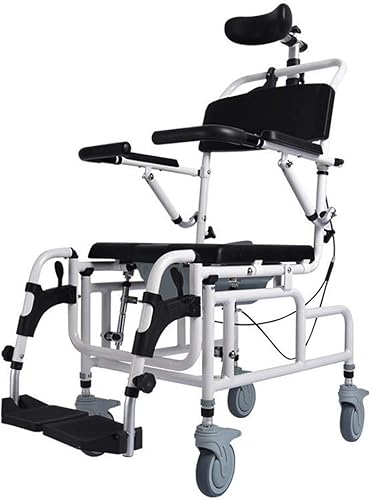 Nurth - Silla reclinable inclinable en el espacio para duchainodoro con asiento acolchado, respaldo, reposabrazos. Silla multifunción Care 4 en 1,