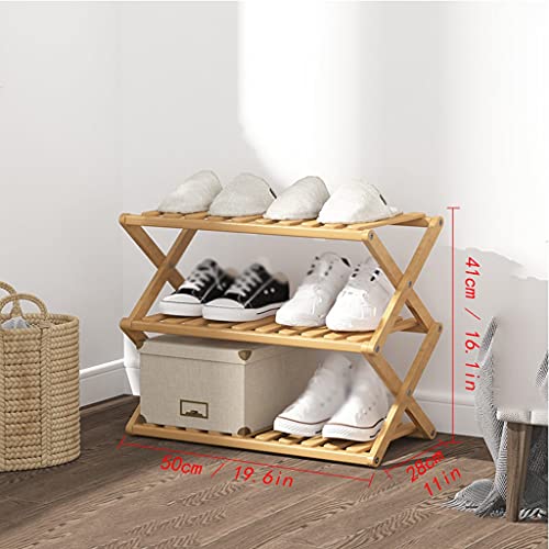 Étagère à chaussures multifonctionnelle pliante et modulable pour la maison - 3