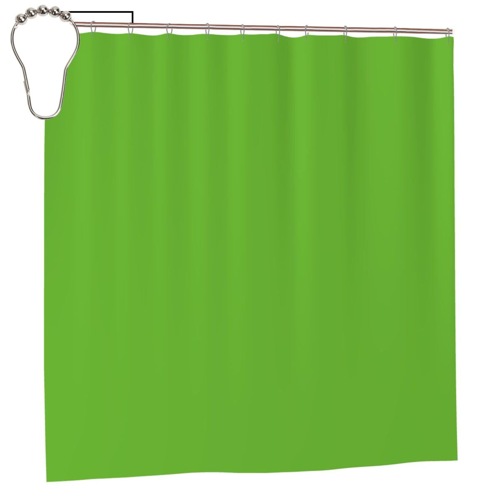 Klgrtjhk Iron Green Shower Curtain 72X72in Bathroom Curtain﻿