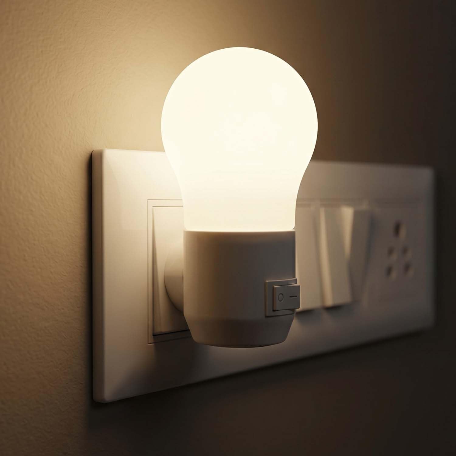 ascension Plug-in LED Night Lamp with Switch, Plug-in Wall Night Light, Warm Soft Glow Decorative Light for Bedroom, Hallway, Kids Room Kids Birthday Party Return Gifts Item-image-41