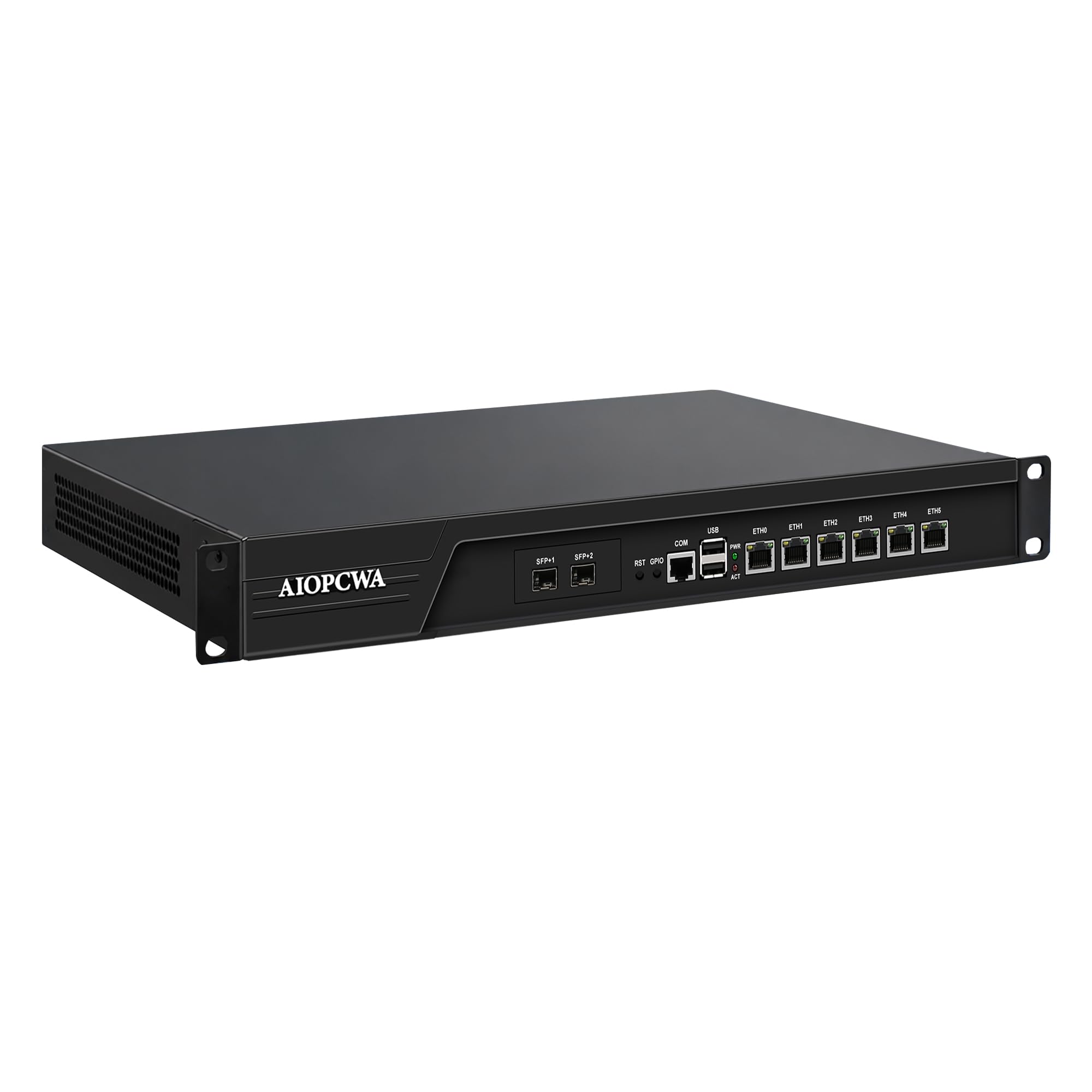 1U Firewall Appliance, 2 x 10GbE 82599ES SFP+, 6 x i226-V 2.5GbE LAN, Core i7 3520M, 19" Rackmount OPNsense Router, Homelab Server, VGA, COM, AES-NI, 8GB RAM 256GB SSD