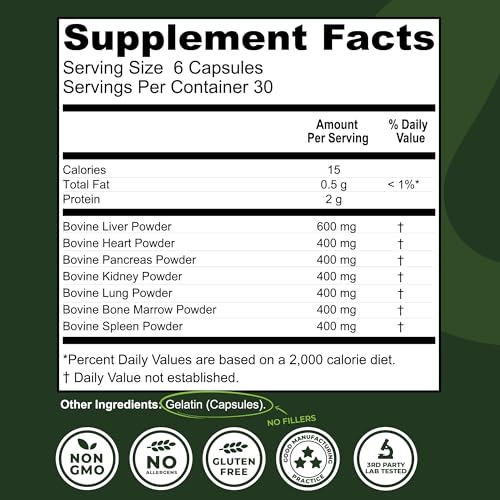 Left Coast Performance Beef Organ Supplement