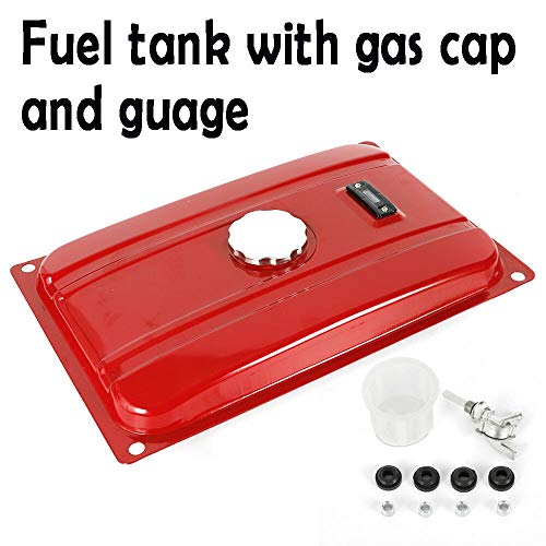 5 GALLON Generator Gas Tank Chrome Cap Gauge Petcock Universal Fuel Filter Tools Fits For EC2500 18.9 LIiter