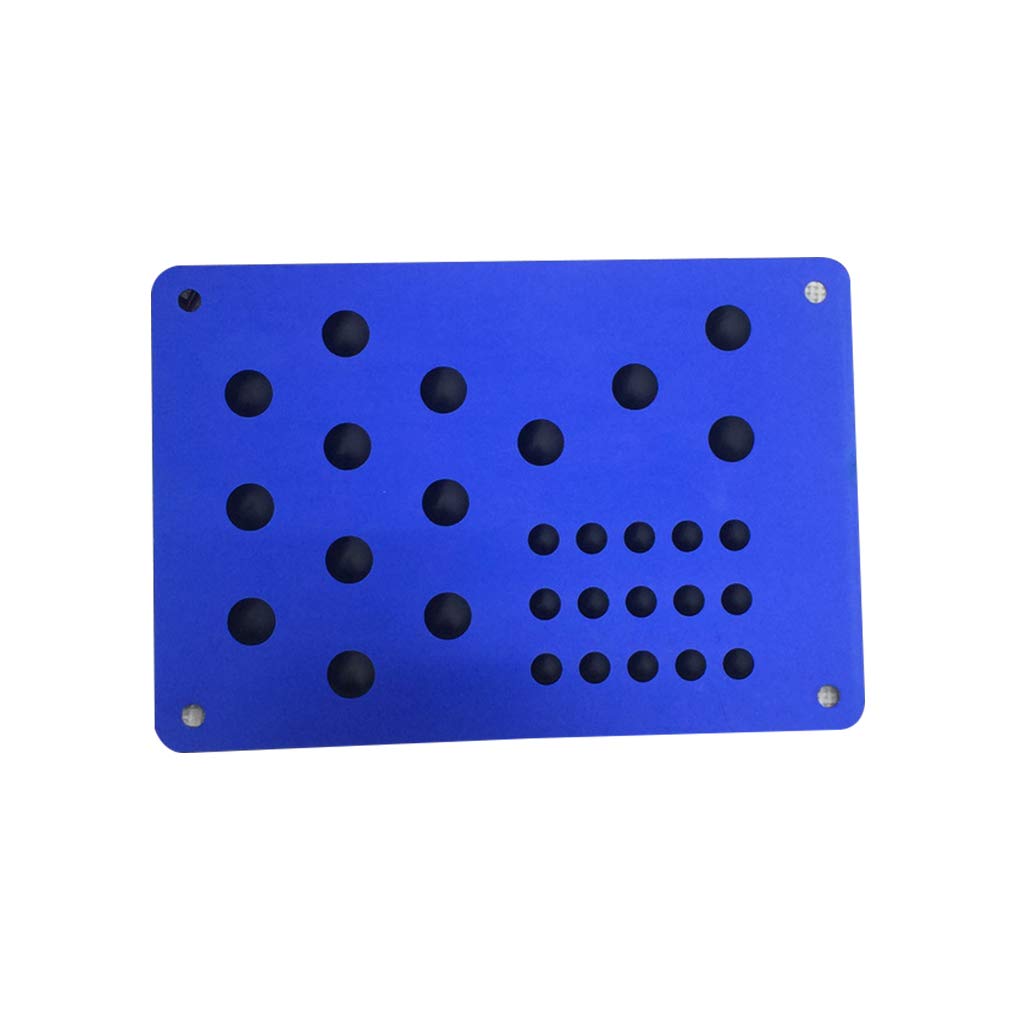 Accessorio Camion Poggiapiedi Auto Universale BESPORTBLE - Piastra In Lega Alluminio 22x15 Cm Pedale Tallone Auto Alluminio Universale - 8