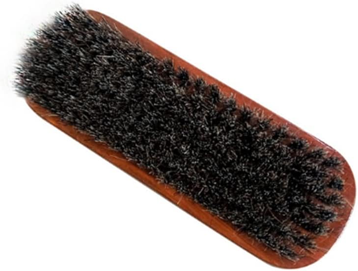 Shoe Brush Polish Natural Leather Real Horse Hair Soft Polishing Tool Bootpolish Cleaning Suede
