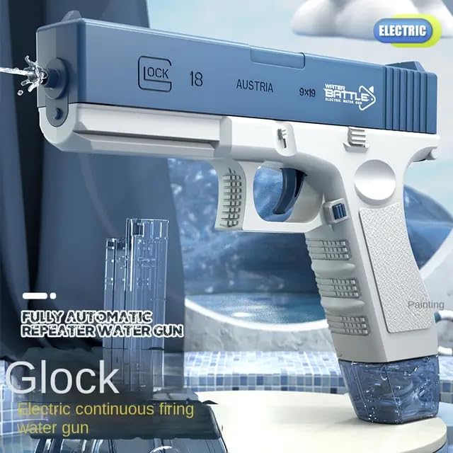 Image of PoPo Toys Holi Glock Electric Water Gun |Pink | Loved by Every Child (Glock Electric - Pink)