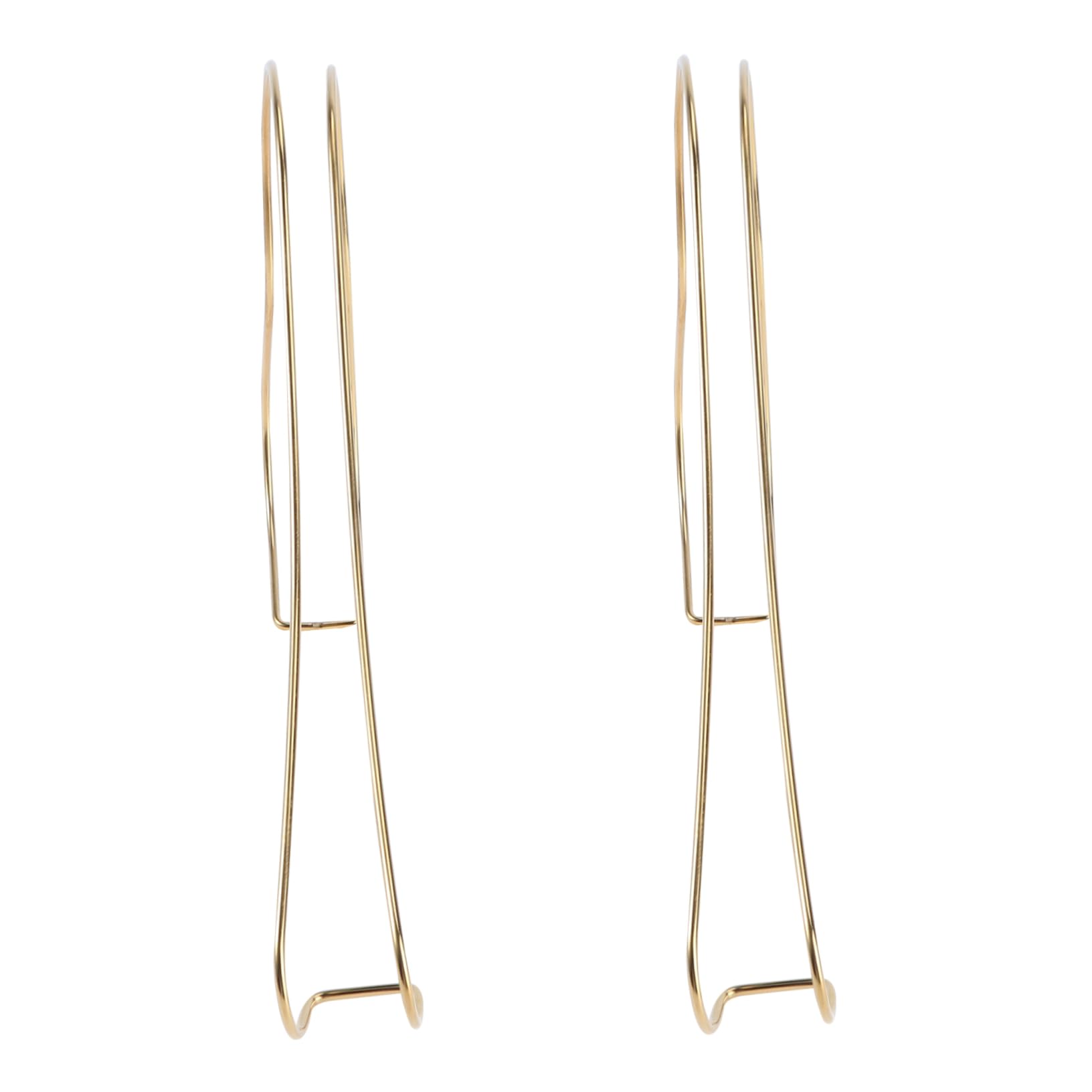 Cabilock Elegant High Heels Display Shelf 2 Pack Shoe Display Stand Stainless Steel Suitable for Shop Home Hotel