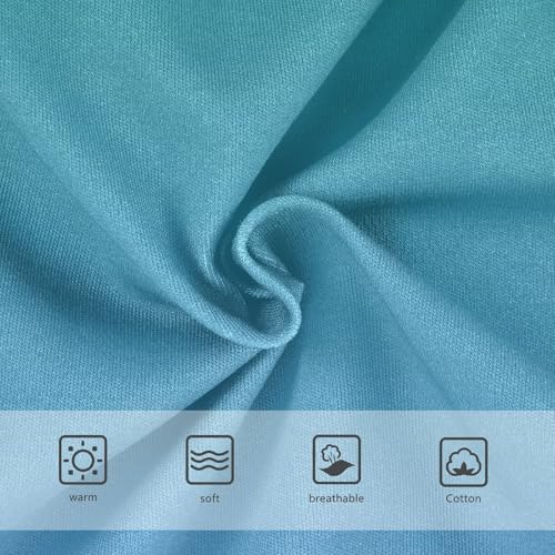 Joisal Teal Green Cornflower Blue Gradient Toddlers Underwear Floral 2t Cotton Little Girl Panties Fancy Briefs Underpants3