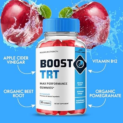 (2 Pack) Boost TRT Gummies, Maximum Strength Supplement, BoostTRT Advanced All Natural Vitamin Gummies