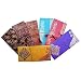 Lightahead GIFT ENVELOPE CARD MONEY HOLDER FANCY PACKET FOR WEDDING ANNIVERSARY CHRISTMAS AND OTHER FESTIVE OCCASIONS SET OF 5 ASSORTED COLORS & DESIGN (set of 5)