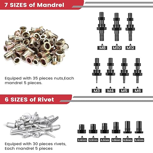 Beaspire CB001 Cordless Drill Electric Rivet Gun Adapter thumb #2