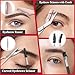 TsMADDTs Tweezers for Women Facial Hair, 8 in 1 Eyebrow Kit with Tweezers, Eyebrow Trimmer Scissors, Razor, Brush with Travel Bag, Hair Plucking Daily Beauty Tools
