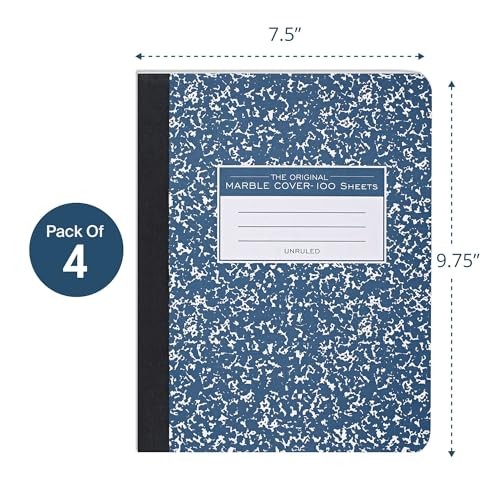 Composition ordinateur portable cahier de notes Roaring Spring 77262 lot de 4 fournitures