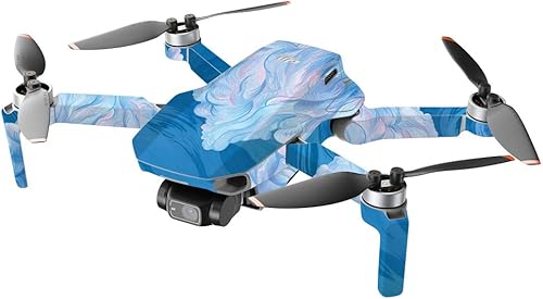 Vista 18 de Mighty Skins Compatible con DJI Mini 2 Dron portátil – Visionary Protective, Durable y Unique vinilo adhesivo adhesivo cubierta fácil de aplicar