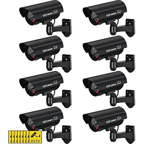 8 Pcs Fake Camera Dummy Security Camera Cover