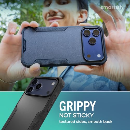 Image of Smartish iPhone 17 Pro Max MagSafe Case - Gripzilla Protective Magnetic Case for Men [Rugged + Tough] Military Grade Heavy Duty Grip Armor - Drop Tested for iPhone 17 Pro Max - Custom Print