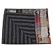 Marubhumi Blankets Handmade Cotton Quilts Kantha Blanket Indian Silk Sari Patchwork Quilts, Black - Queen 90 x 108