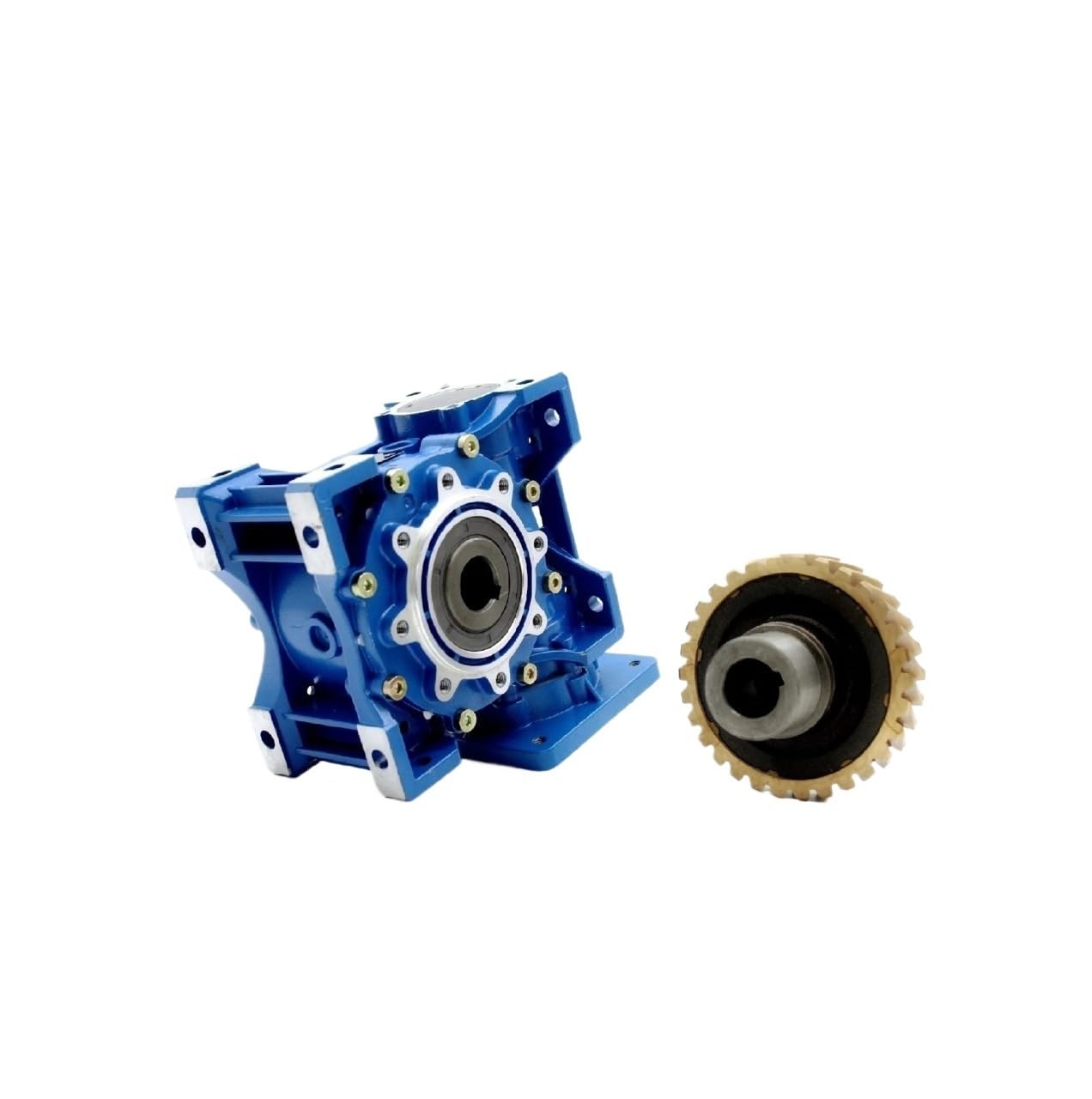 Riduttore di velocità a Vite Senza fine CYRW75 NMRV75 Ingresso 19/22/14/24/28 mm Rapporto 5:1/100:1 Ingranaggio a in Bronzo stagnato(0.209027777777778,Input 14 FL-71B5)
