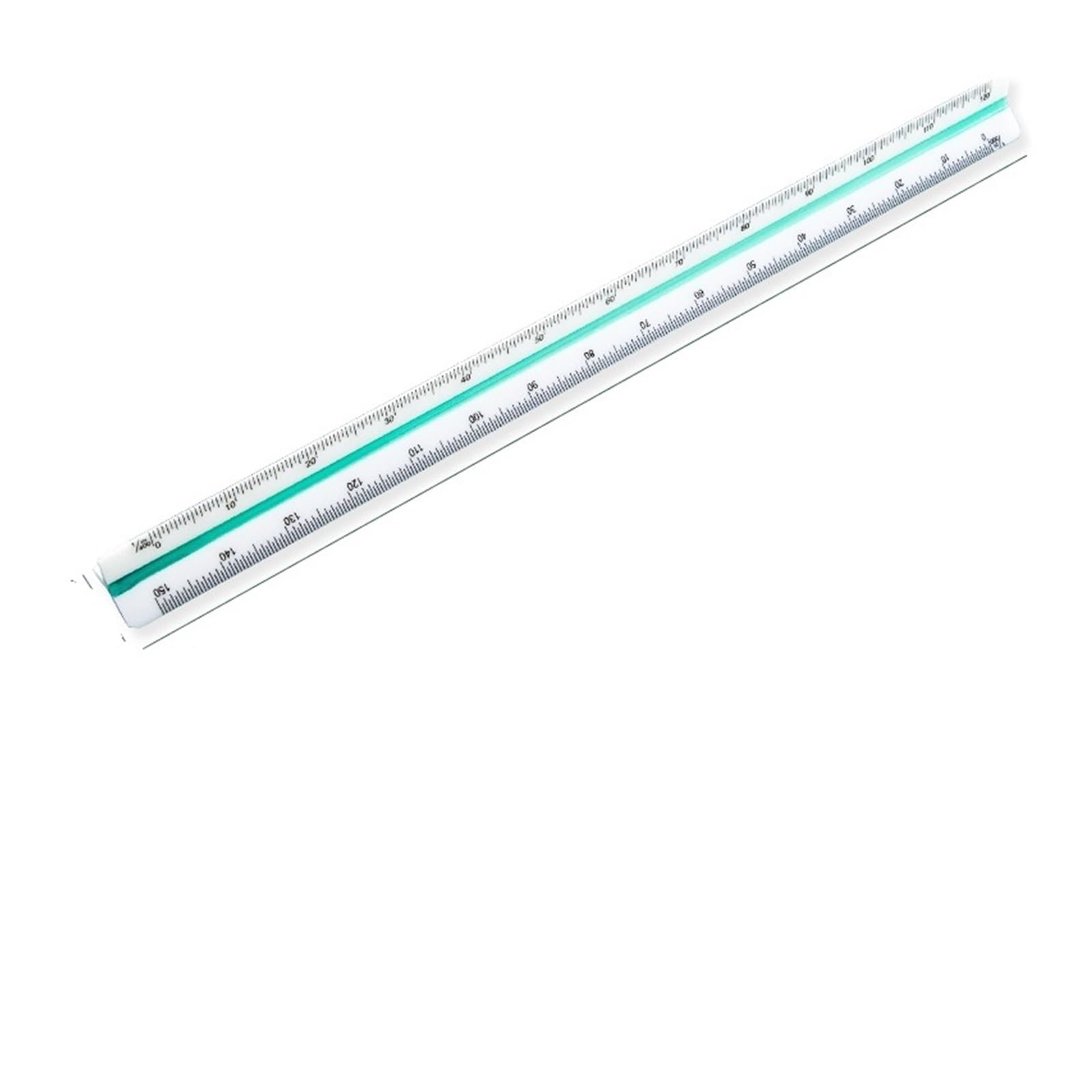 Architectural Scale Ruler 30cm Triangular Scale Ruler Drafting Measure Tool for Architects Engineers Students Drawing Straight Stationery Supplies(30cm large scale)