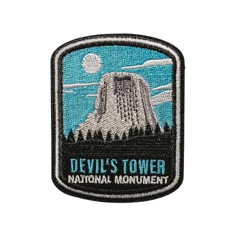 Vagabond Heart Devil’s Tower National Monument Iron On Patch Cover