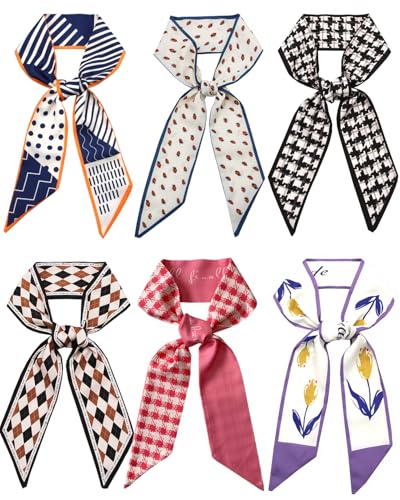 Scarf For Purse Handles Skinny Hair Scarves For Handbags Ponytails Handle Fashion Accessory 37.4x 2.36in