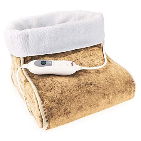 Grafner Fußwärmer 100 Watt, kuscheliges Teddy-Fleece, 3 Heizstufen Cover