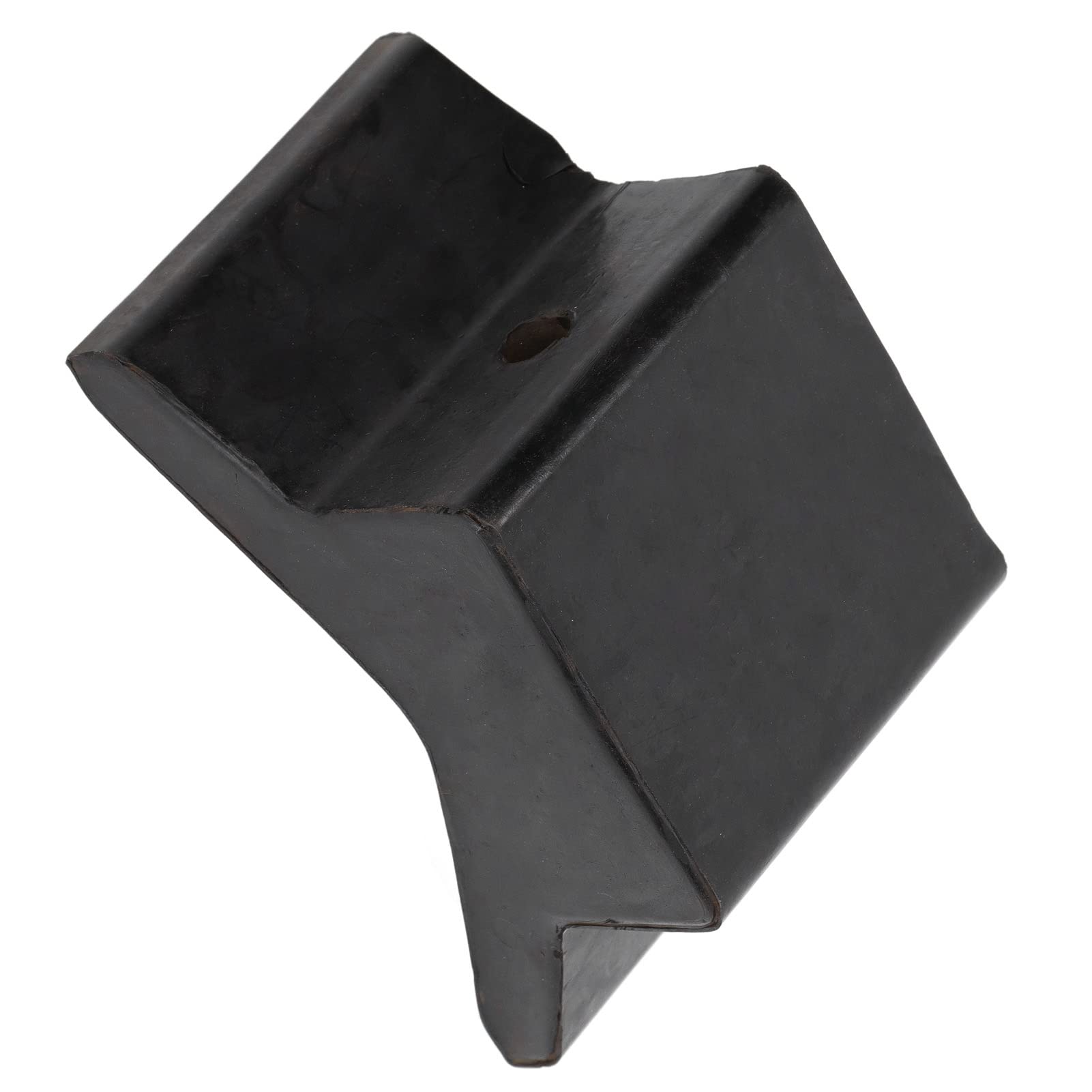 AYQEBNC 4in Universal Black Rubber Bow Stop Professional Boat V Block Trailer Rubber Bow Stop for Yachts Trailers Caravans