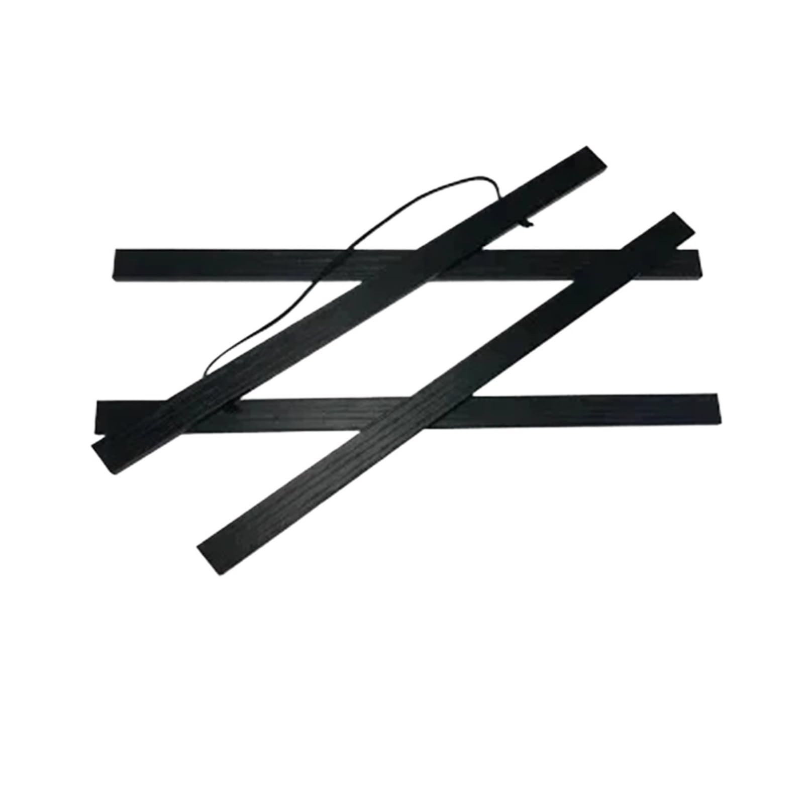 4pcs / 1 Set Poster Frame Hanger Wooden Hanging Picture Easel Stand Teak Pine Photo Scroll Wall Art Decoration For Posters Photos(Black)