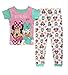 Disney Minnie & Daisy Little Girls 2 Piece Cotton Pajama Set (3T)