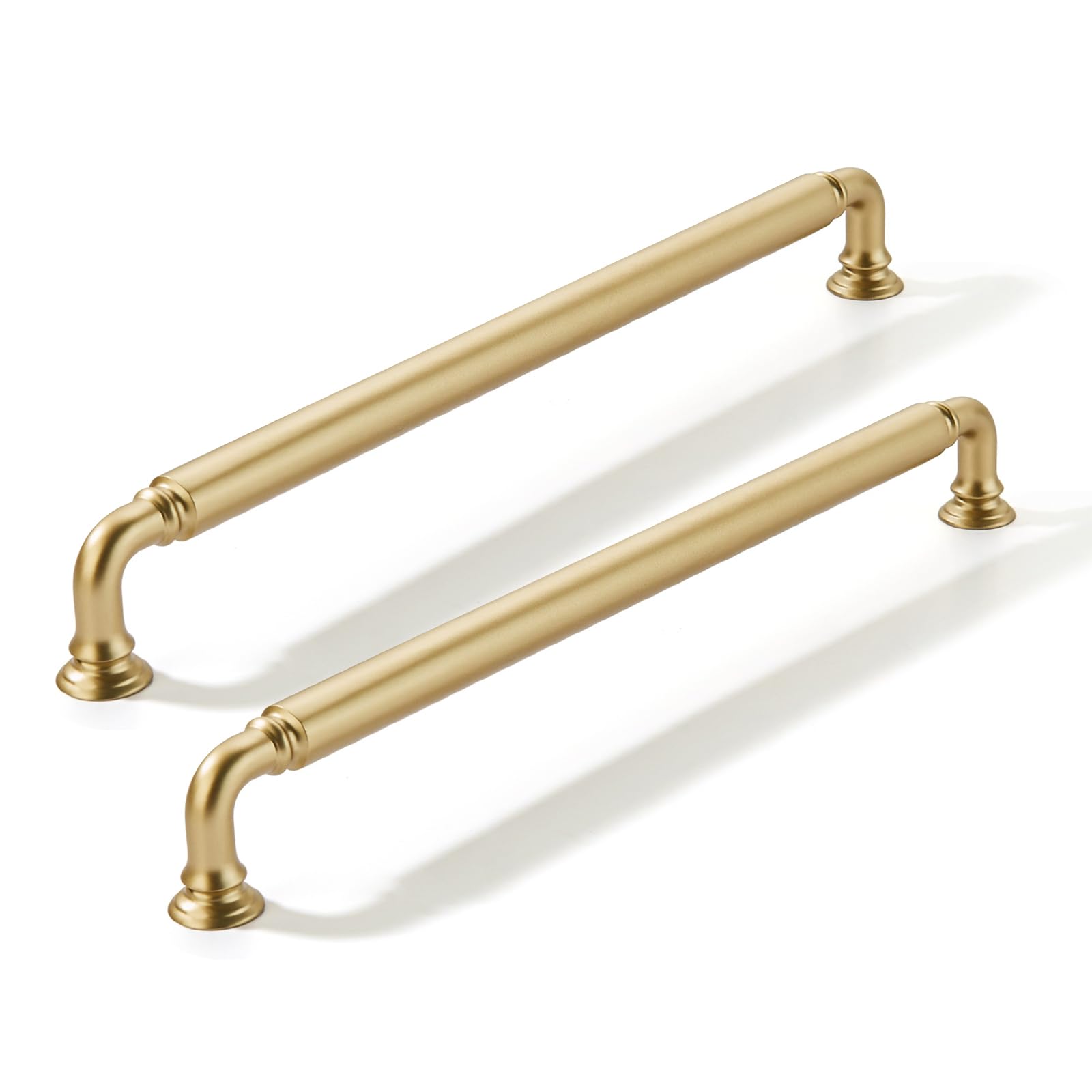 2 Pack 6 Inch Hole Center Champagne Bronze Cabinet pulls Champagne Brass Heavy-Duty Solid Cabinet Handle Hardware Suitable for cabinets Dressers Kitchens and Bathroom cabinets. — Amazon image 9