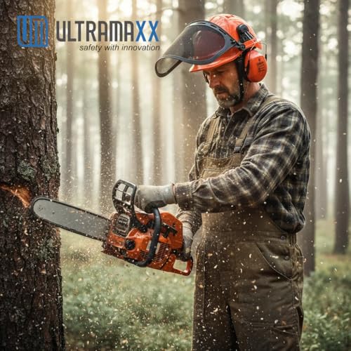 UM ULTRAMAXX 6-in-1 Chainsaw Helmet