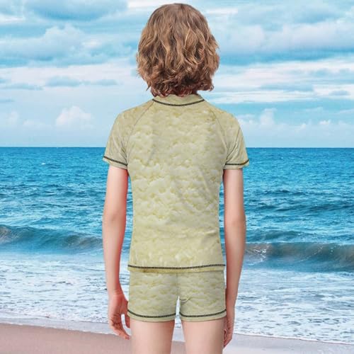 Cheesecake TextureChildren's Swimsuits Boys Two Piece Suit7-9Y（120cm）2