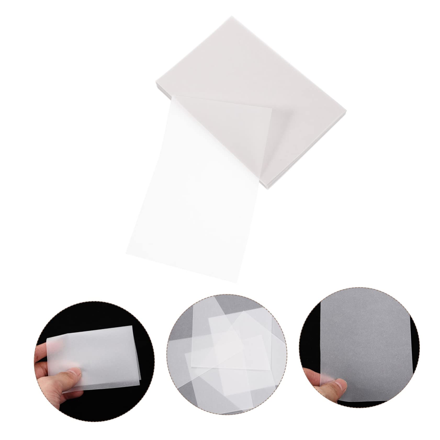 WEKAMOS 400 Hojas Papel de Transferencia Profesional para Dibujo Papel de Reutilizable de y Calcar de Alta Precisión
