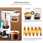 pura coffee Portable Electric Coffee Machine, 20 Bar Travel Espresso Maker with Ground Coffee, Rechargeable, Instant Heating, 6.1oz Water Tank, for Car, RV, Camping, Hiking, Office, Home - Image 4